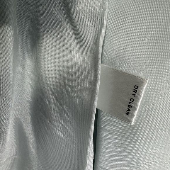 Banana Republic Linen Skirt Pale Blue Size 2 Stretch High Waist Midi A-Line - Picture 14 of 14